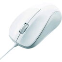【あす楽対応】「直送」エレコム 株 MK6URWHRS USB光学式マウス Mサイズ ホワイト
