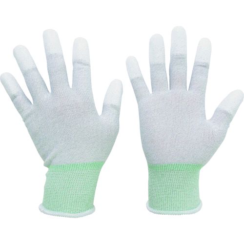 【即納在庫品】「直送」ミドリ安全 MCG801N-M 静電気拡散性手袋 指先コート MCG−801N M 10双入 MCG801NM