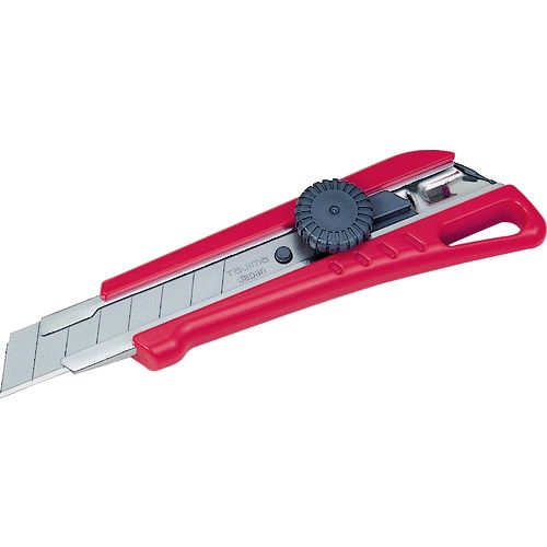 【即納在庫品】「直送」TJMデザイン タジマツール カッター LC521RBL カッターナイフ 内蔵ネジプロ 赤 ..