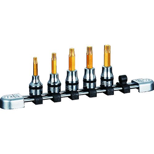 【即納在庫品】「直送」KTC・NEPROS ネプロス NTQ6T05A 9.5sq.T型トルクスビットソケットセット 5コ組 NTQ-6T05A