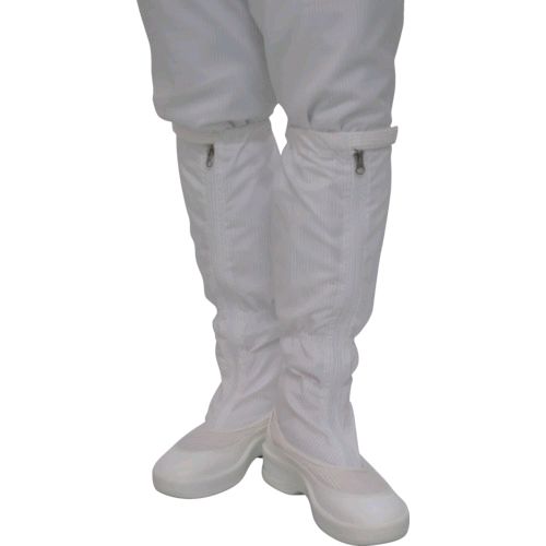 【即納在庫品】「直送」ゴールドウィン PA9350W27.5 ファスナー付ロングブーツ ホワイト 27．5cm