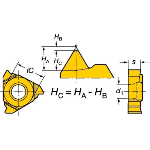 【即納在庫品】「直送」サンドビック SV R166.0L-11WH01-1901020 【10個入】 T−Max　U−ロック　ねじ切りチップ　1020　COATR166.0L11WH0119087161020