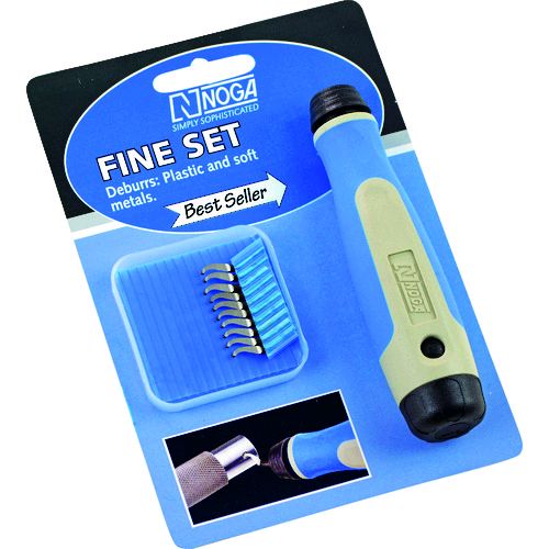【即納在庫品】「直送」NOGA NG8550 バリ取り工具 ノガバー精密Nセット N150ブレード10本付