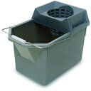 【即納在庫品】「直送」ラバーメイド RM6194STL ペール&モップ絞り器セット RUBBERMAID ニューウェルラバーメイド社 855-9594 TR(3)