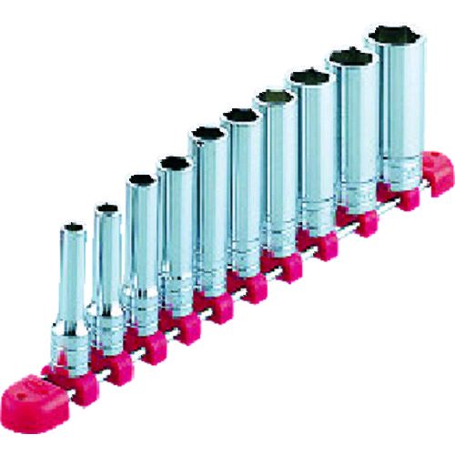 【即納在庫品】「直送」KTC 京都機械工具 工具 TB3L10 9.5sq.ディープソケットセット 10コ組 TB-3L10