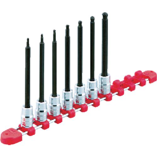 【即納在庫品】「直送」KTC 京都機械工具 工具 TBT3L09BH 9.5sq.ロングヘキサゴンビットソケットセット 9コ組 TBT-3L09BH