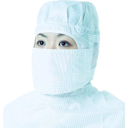 防护面具 - 【即納在庫品】「直送」トラスコ中山 TRUSCO TGTMFB 共布制電子グリッド仕様マスク ブルー 1枚入り