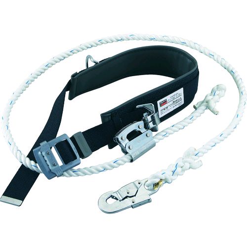【即納在庫品】「直送」TRUSCO TFC-11A-BK ワークポジショニング用器具 柱上安全帯セット ブラック TFC11ABK