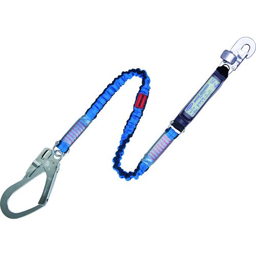 【即納在庫品】「直送」ツヨロン TBL-NV99-BL-BP 胴ベルト型用ランヤード TBL−NV99 ノビロン 青 TBLNV99BLBP