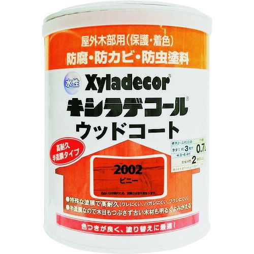 【あす楽対応】「直送」カンペハピオ 00097670010000 水性XDウッドコートS ピニー 0．7L