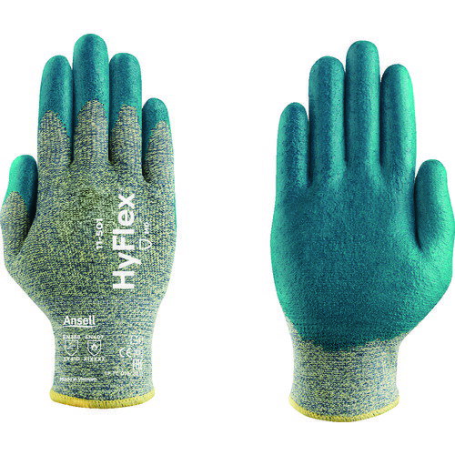 【即納在庫品】「直送」アンセル 11-501-9 耐切創手袋 ハイフレックス 11−501 L 115019 320-5584 ANSEL..