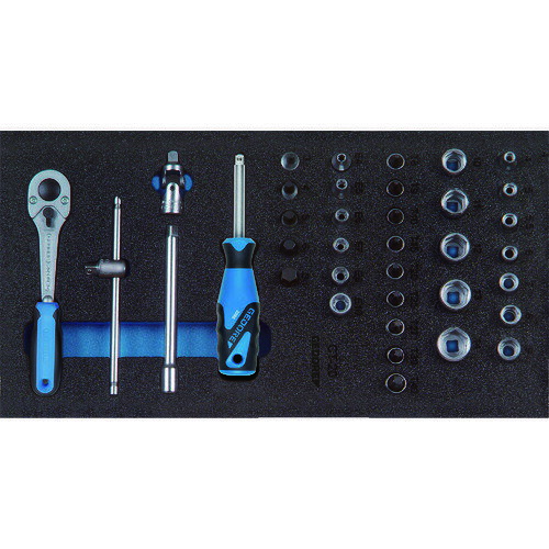 【即納在庫品】「直送」GEDORE 2308967 ソケットレンチセット1／4 1500CT1‐20 ゲドレー社 1500CT1-20 855-8913 TRGEDORE ハンドツール 工具収納