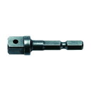 【即納在庫品】「直送」長堀工業 ナック 3DA310 ドライバーアダプター6.35x対辺四角9.52mmx100L 375-8109