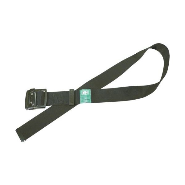 【即納在庫品】「直送」基陽 47423F アルミバックル胴ベルト スライド式 1400mm 黒