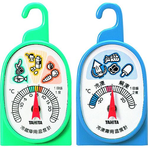 【即納在庫品】「直送」タニタ（TANITA） 5497 冷凍・冷蔵庫用温度計 5497
