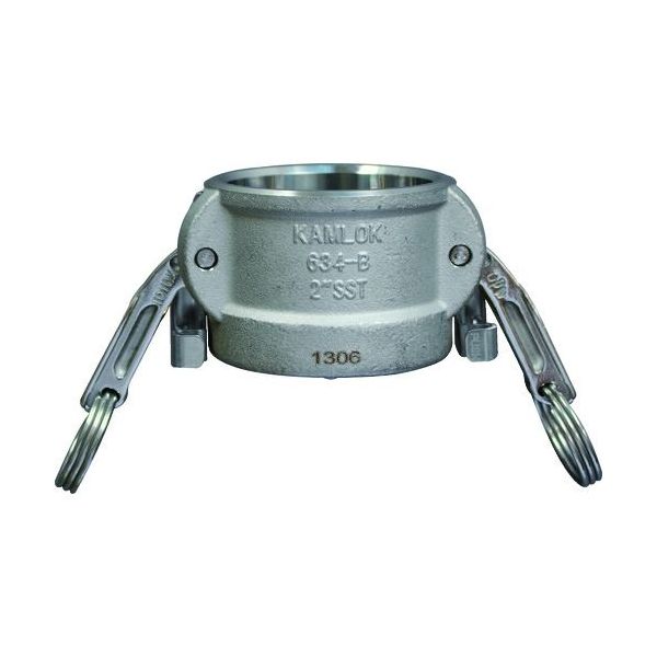 Rakuten - (LINEクーポン有)【即納在庫品】「直送」トヨックス 634-BL 2 SST カムロック ツインロックタイプカプラー ダストキャップ ステンレス 634−BL 2インチ SST　2インチ　SST 634BL2SST