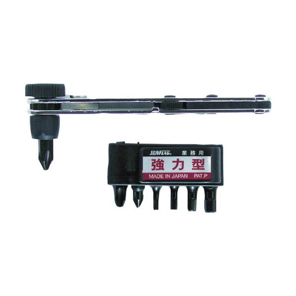 Ratchet Driver - 【即納在庫品】「直送」新亀製作所 サンフラッグ 777WH8 オフセットラチェット8ピース 397-9598