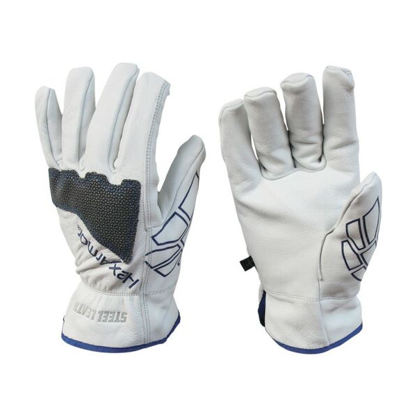 【即納在庫品】「直送」ARMOR 754085 耐切創手袋 スチールレザー3 5033 S