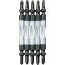 【即納在庫品】「直送」兼古製作所 アネックス ACTM52085 カラースリムトーションビット5本組 +2×85 395-9791 ACTM5-2085 ANE...