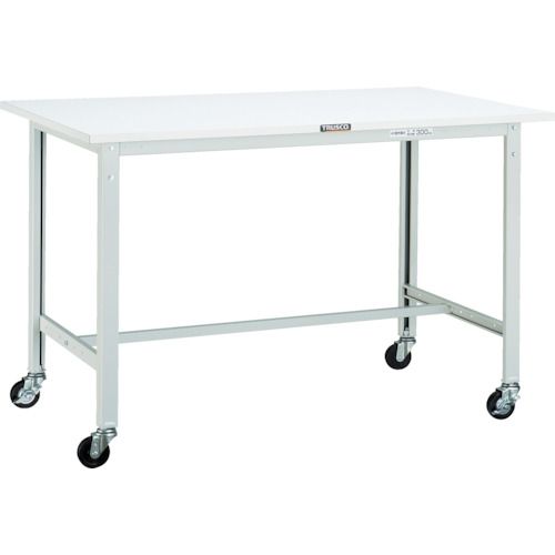 Rakuten - (LINEクーポン有)【個人宅配送不可】トラスコ中山 TRUSCO AE0960C75W 直送 代引不可・他メーカー同梱不可 AE型作業台 900X600 75φキャスター付 W色 ホワイト