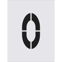 【即納在庫品】「直送」IM AST78 ステンシル 0 文字サイズ250×125mm アイマーク AIMARK tr-4341597 4560343370971(4)