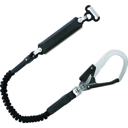 Rakuten - 【即納在庫品】「直送」TJMデザイン タジマ B1JR150AL2BK 胴ベルト用ランヤード 蛇腹 A環L2