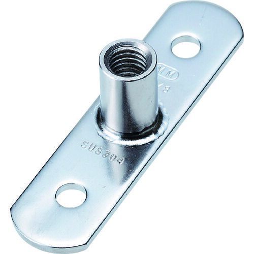 【即納在庫品】「直送」水本 B-2276 吊金具 ビス止めタイプ ステンレス T型ナット 捻子径Wー3／8 B2276