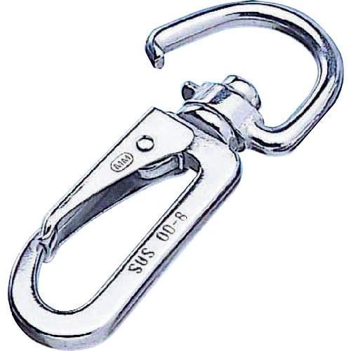 【即納在庫品】「直送」水本 B-660 フック ステンレス ナスカンスナップOD型 長さ96mm B660 水本機械製作所 作業工具 荷役工具 使用荷重30kgf 113-4532 MIZUMOTO