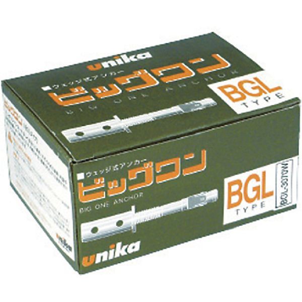 (LINEクーポン有)ユニカ BGL4080M ビッグワン　BGL−4080M 20入 379-4059 BGLタイプ unika アンカー