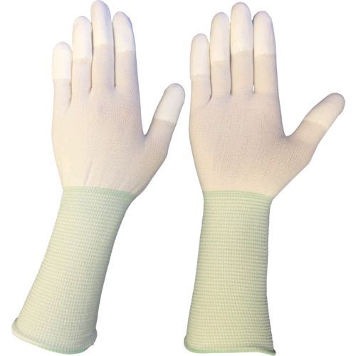 【即納在庫品】「直送」ブラストン BSC-16B-M PU指先コート手袋 ロング 10双入 BSC16BM