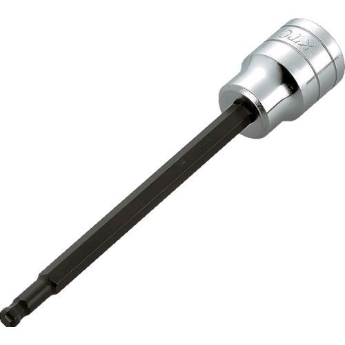 Impact Socket - 【即納在庫品】「直送」KTC 京都機械工具 工具 BT3-08BPL 9．5sq．ロングボールポイントヘキサゴンビットソケット 対辺寸法8mm 差込角9．5mm 全長128mm BT308BPL