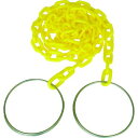 【即納在庫品】「直送」ニッサチェイン C-254 コーンチェイン 6mm×2m 黄 C254