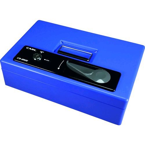 Other - 【即納在庫品】「直送」カール CB-8800 手提げ金庫 キャッシュボックス CB−8800 ブルー A5サイズ CB8800 カール事務器