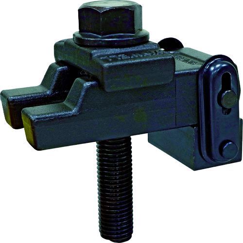【特長】●1つのボルトで4種類の金型モールドベース厚み(20、25、30、35mm)に対応します。●スピーディーに厚みの変更が可能です。【用途】●金型固定のクランプ治具として。【仕様】●ねじ長さ(mm)：80●幅(mm)：95●奥行(mm)：44●ねじ径(mm)：M12●ダボ径(mm)：M12【仕様2】●適用成型機：30t未満(ボルトM12)●M12ボルト【材質／仕上】●鍛造品【原産国】台湾