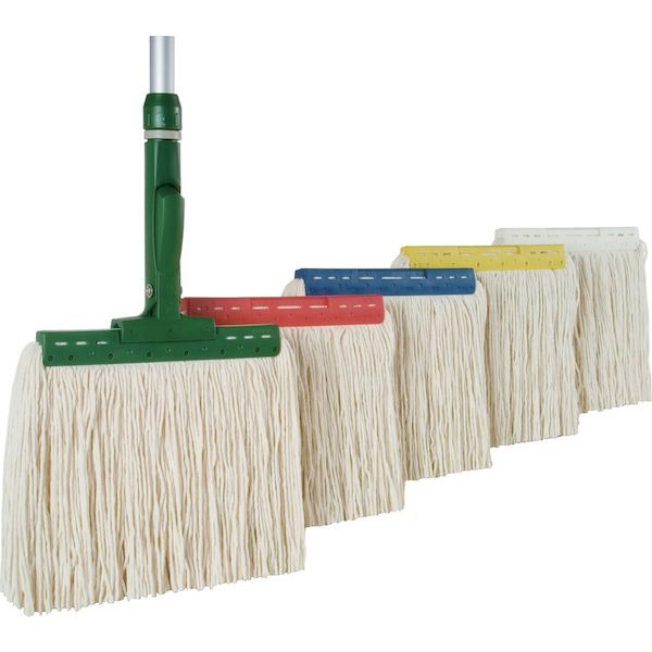 【即納在庫品】「直送」テラモト CL-374-421-8 FXモップ替糸　260g　ホワイト テラ...