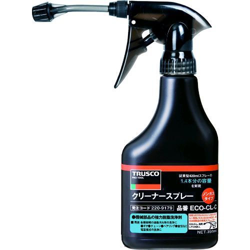 (LINEクーポン有)【即納在庫品】「直送」トラスコ TRUSCO ECO-CL-S αクリーナーノンガススプレー ノズル付 350mlECOCLS4050 オレンジブック