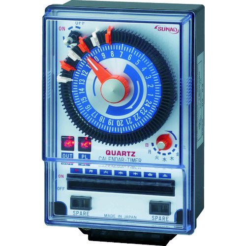 (LINEクーポン有)スナオ電気 ET-200SC 直送 代引不可 他メーカー同梱不可 カレンダータイマー クォーツ式 ET200SC 324-9719 【キャンセル不可】