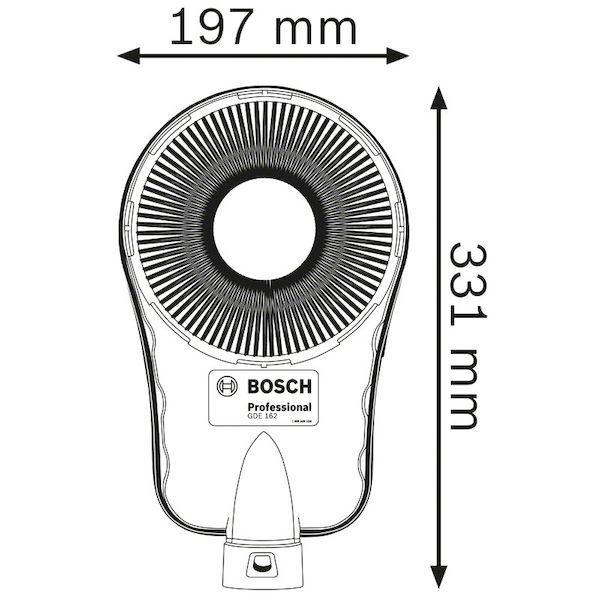 【即納在庫品】「直送」BOSCH ボッシュ GDE162 ハンマードリル用吸じんアダプター