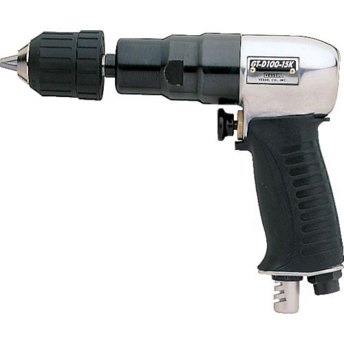 (LINEクーポン有)【即納在庫品】「直送」ベッセル GT-D100-15K エアードリルピストル型 GTD100-15K 全長195mm GTD10015K