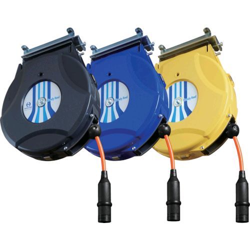 【即納在庫品】「直送」日平 HAP-210J-BL ハンディーエアーリール　6．4×10m　青HAP210JBL
