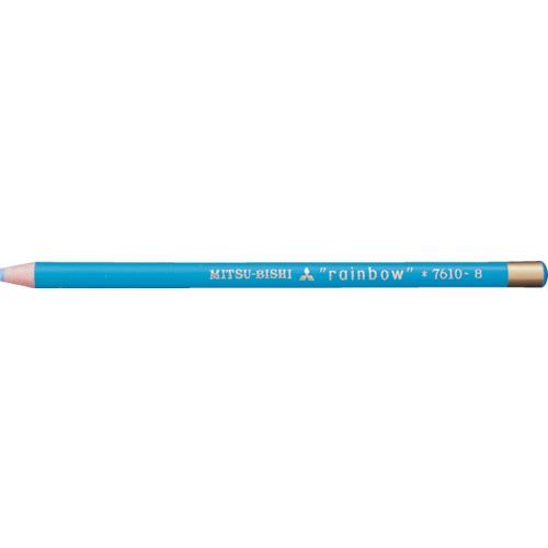 【即納在庫品】「直送」uni K7610.8 水性ダーマトグラフ 水 12本入 三菱鉛筆 水色 色鉛筆 tr-8575217 水性ダーマトグラフ色鉛筆7610 K7610-8 三菱えんぴつ