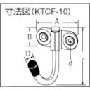 【あす楽対応】「直送」光 KTCF10 回転フック 吊り金具 小 381-5625