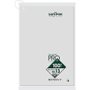 【即納在庫品】「直送」日本サニパック L13HCL L13Hスタンダードポリ袋吊り下げタイプ 0.03 13号(3)
