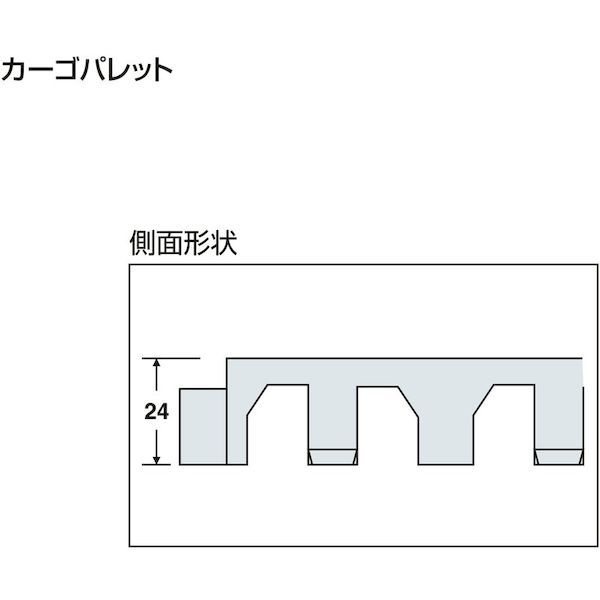【即納在庫品】「直送」テラモト MR-094-076-5 カーゴパレット MR0940765 432-0999 bungoot-10227479 文具のブングット サンプル画像3