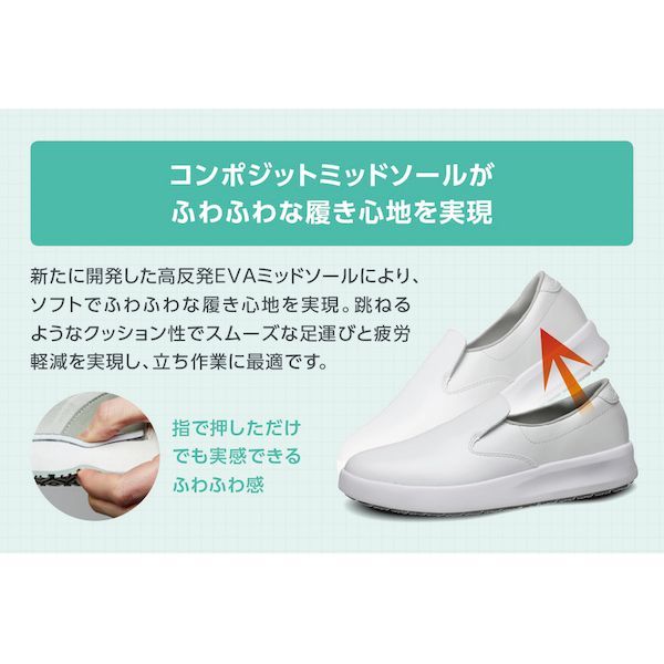 【即納在庫品】「直送」ミドリ安全 NHF-700-BK23.0 超耐滑作業靴 ハイグリップ・ザ・フォース NHF−700 ブラック 23．0cm NHF700BK23.0