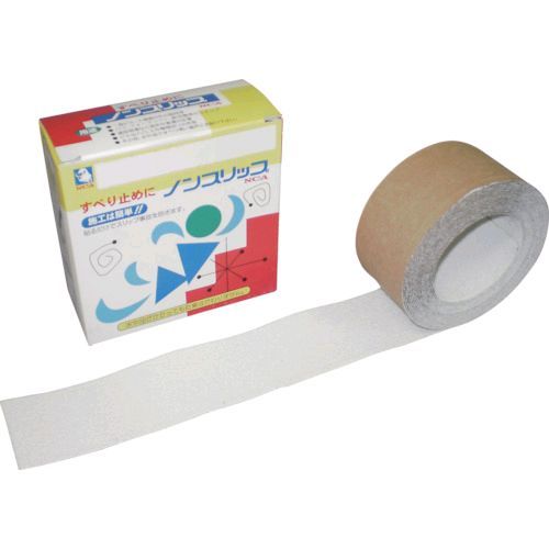【即納在庫品】「直送」NCA NSP505 W ノンスリップテープ 50×5m 白 NSP505W 328-3887 NSP-505 ノリタケコーテッドアブレーシブ NORITAKE