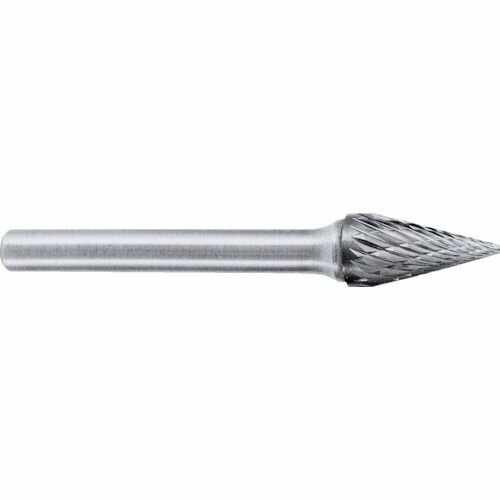 【即納在庫品】「直送」スーパーツール SB5C03S 超硬バー シャンク径6mm 円錐型 シングルカット 刃径：6．0 刃長：25