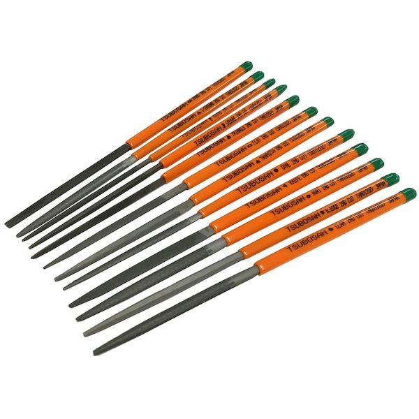 文具のブングットの【即納在庫品】「直送」ツボサン ST01201 組ヤスリセット 12本組 荒目 ST012-01 tr-4931637 TSUBOSAN 4518007470017｜アングル3