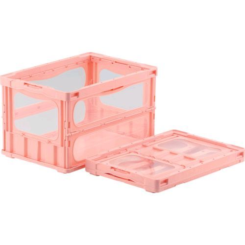 サンコー SKMLOO50BPNK 折りたたみコンテナー 559120 マドコンライトO−50Bピンク 三甲 折りたたみコン..