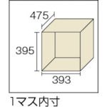 【個人宅配送不可】トラスコ中山 TRUSCO SVG6LA 直送 代引不可・他メーカー同梱不可 900X515XH1373 シリンダ錠式 [3]